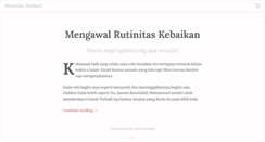 Desktop Screenshot of nurudin.jauhari.net