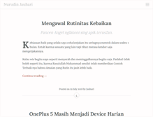 Tablet Screenshot of nurudin.jauhari.net
